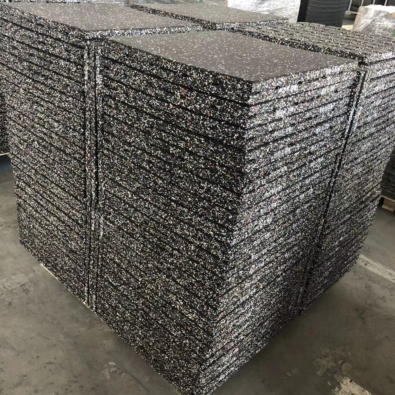 ジム用ラバーフロアマット,フィットネス,工場カスタマイズ,商業,15mm