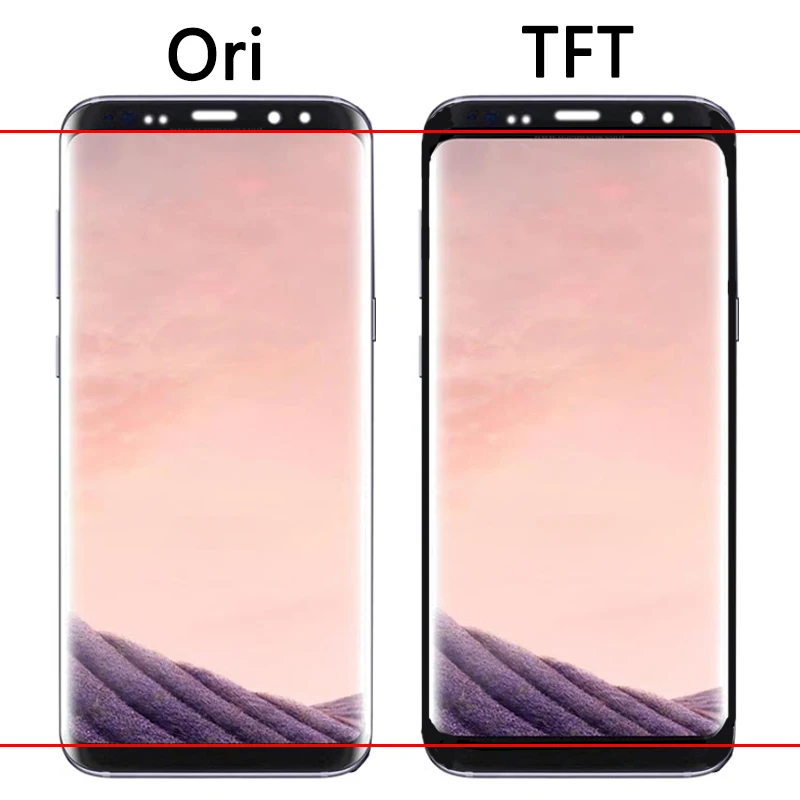 TFT Screen for Samsung S8 Plus G955F Lcd Display Digital Touch Screen with Frame for Samsung S8+ G955 Screen With Frame