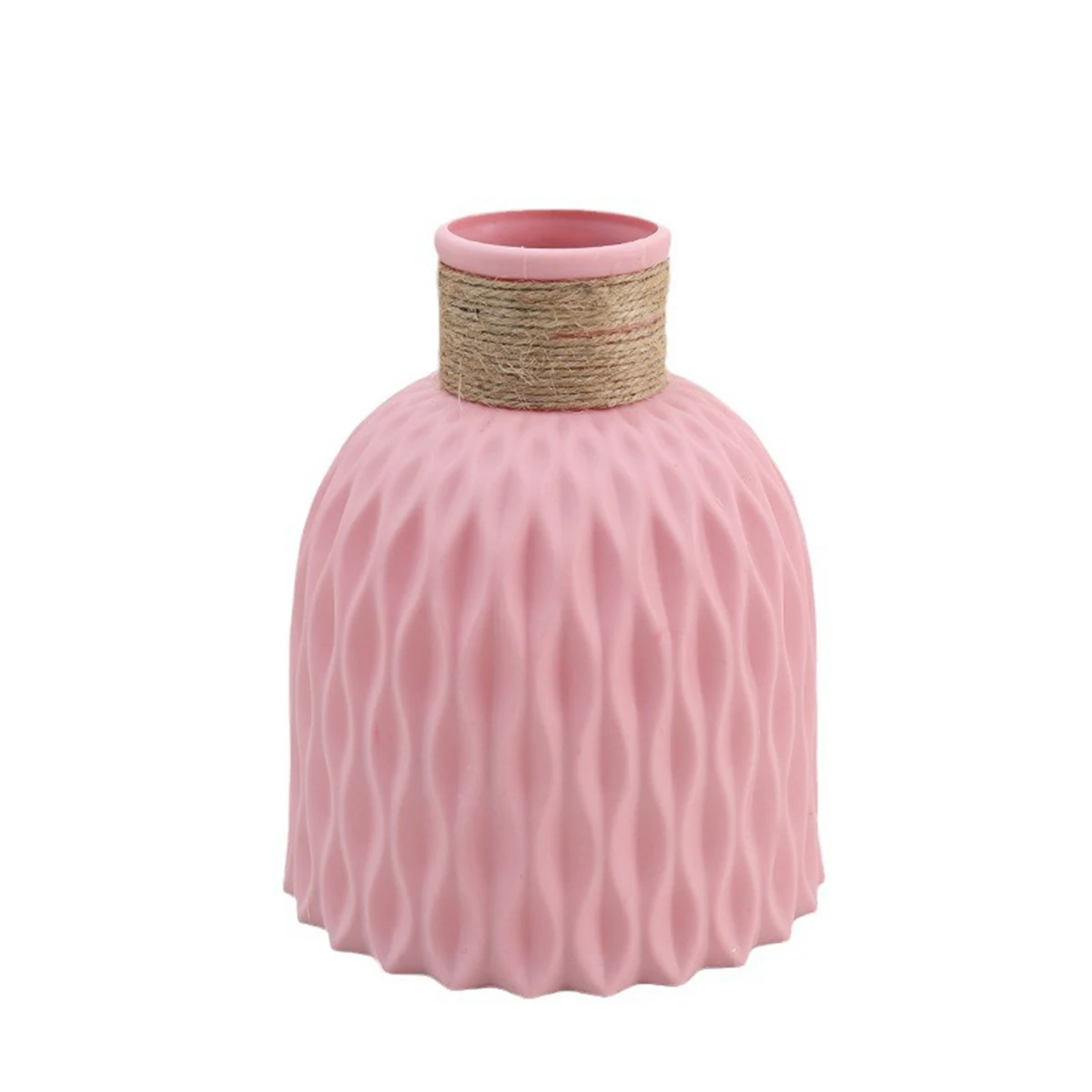 1pc ondulação de água vaso de plástico onda vaso de flores arranjo moderno estilo nórdico casa sala estar decoração desktop ornamento