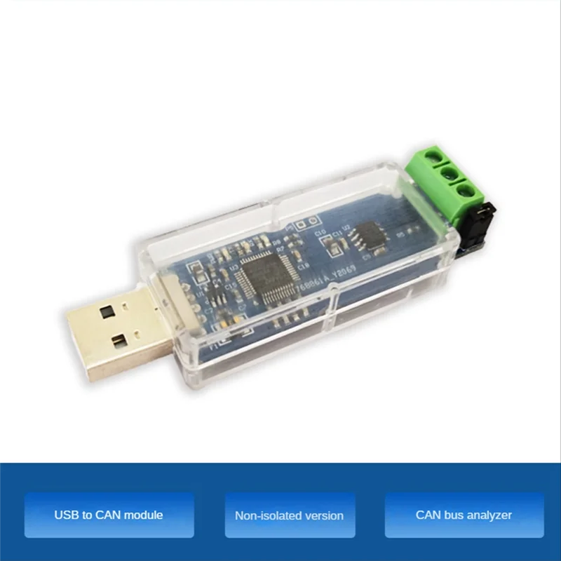 CAN Canbus Debugger Analisador Adaptador, CandleLight USB para Converter Módulo, Versão Não Isolada, CANded, TJA1051T/3