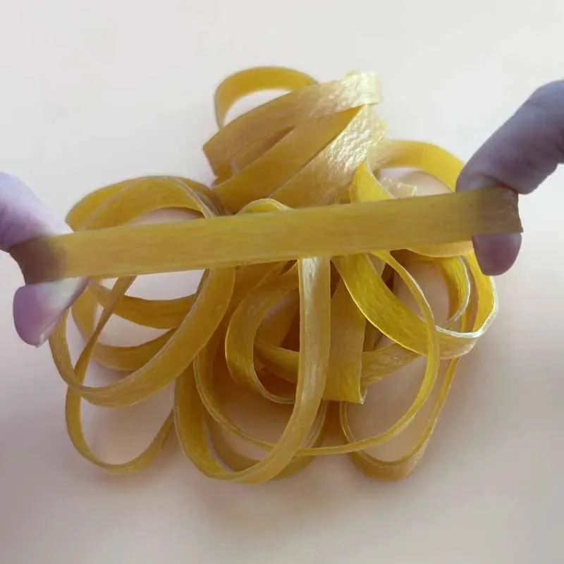 40 pz di Grandi Dimensioni 6 CM/2.4 pollici Elastico Giallo Elastici Elastici Casa Cucina Scuola Ufficio Anello di Gomma Forniture di Imballaggio