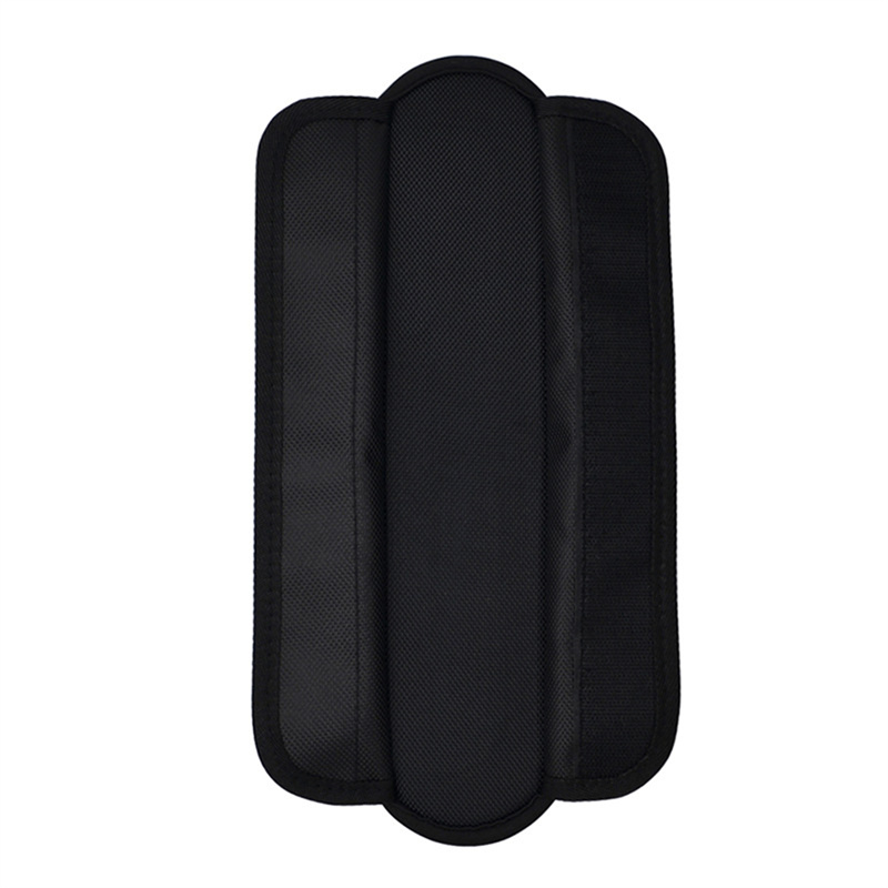Hombrera reductora de peso negra, mochila doble, reductora de estrés, mochila escolar reductora de peso más ancha, correa para el hombro