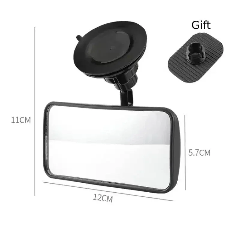 Espelho universal para bebê para carro 360 ° Ventosa tipo assento traseiro do carro espelho retrovisor do bebê espelho auxiliar ajustável de observação da criança