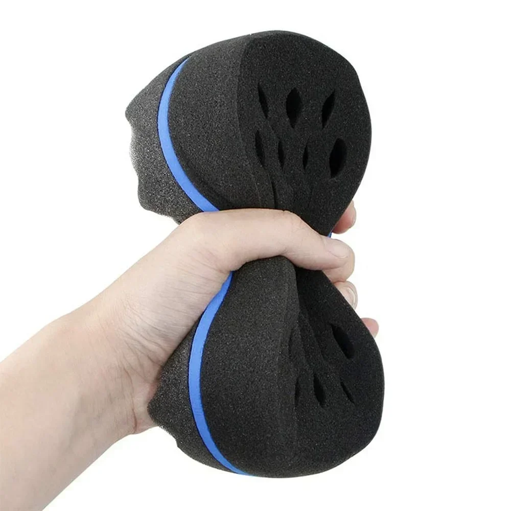 Cepillo de pelo ovalado de doble cara, cepillo de esponja mágico para bobina Afro Natural, cepillos de esponja para rastas, trenzas de cabello trenzado