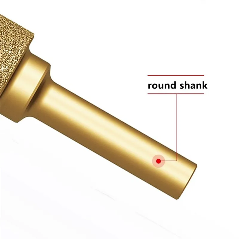 6Mm Máy Hút Chia Lửa Bằng Đồng Nguyên Kim Cương Đầu Mài Burrs Khắc Khoan Hợp Kim Đính Đá Ngọc Bích Bong Tróc Gang Đánh Bóng Dụng Cụ Khắc