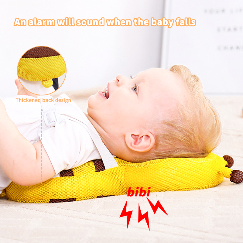 Hoofdbeschermer Babybeschermkussen Leren Loophoofdbeschermer Kussen Anti Val Achterwaarts Dop Cartoon Kids Veilig Bibi