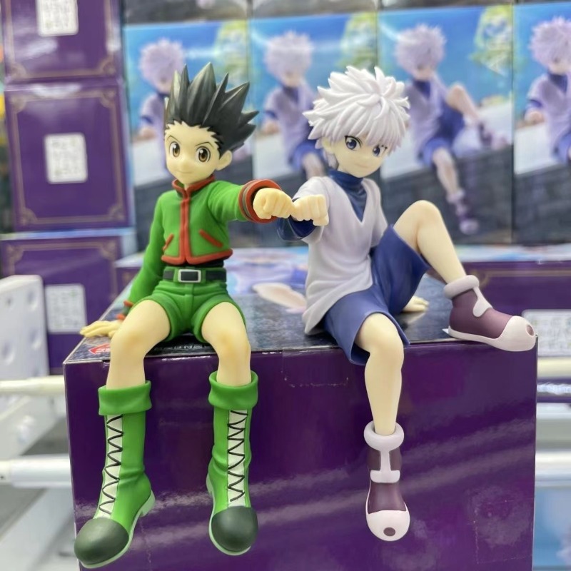 13cm Hunter x Hunter Gon Freecss figura de Anime Zoldyck figura de acción modelo coche adornos juguetes regalo