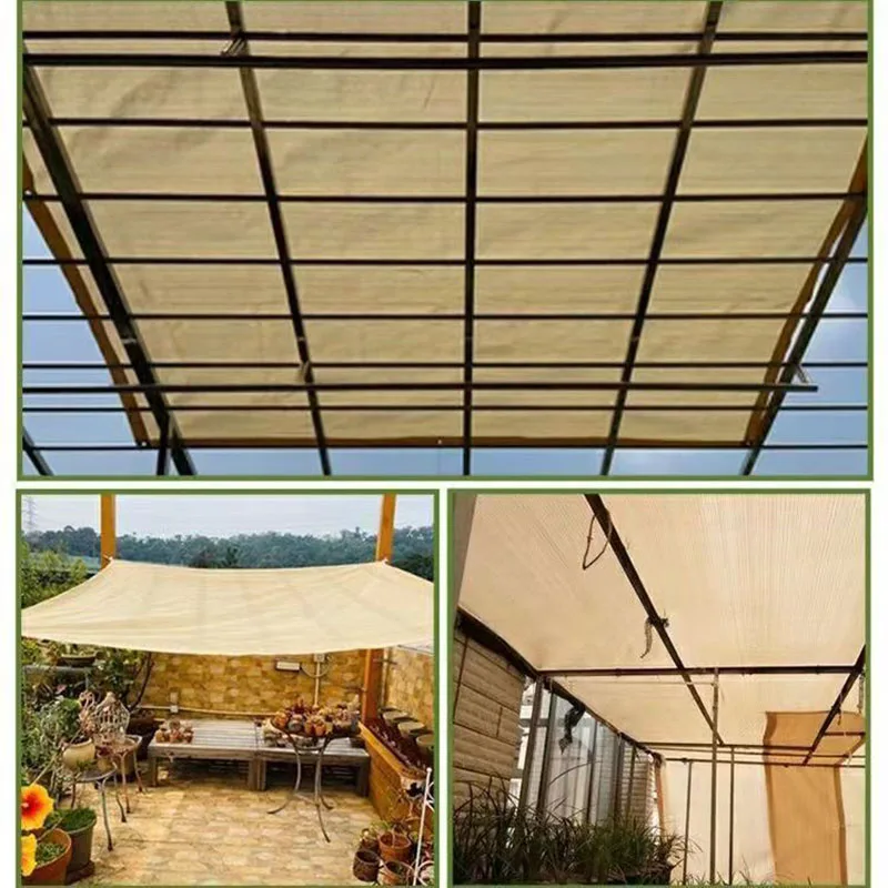 shading garden awning candle outdoor camping awning balcony windows thermal insulation sun shade net pool summer sunscreen nets