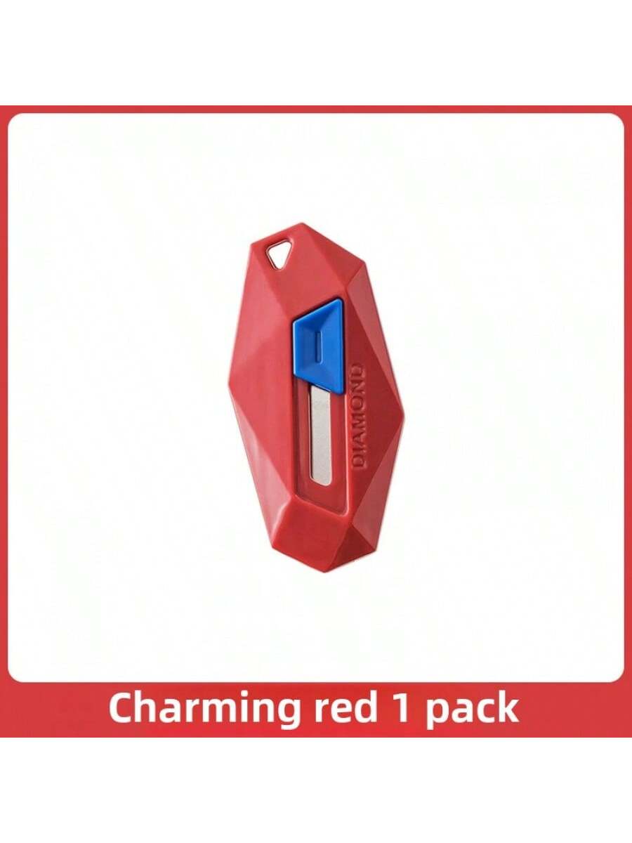 Diamant-Box-Cutter schadet den Händen nicht. Allzweckmesser, gezahnt, neues Liefermesser, Schneidzubehör, offene Lieferung, Artefakt-Schneiden
