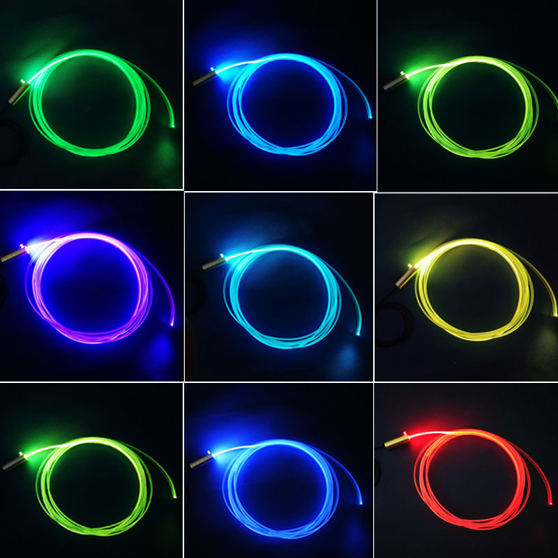 DC12V 1,5 W Led Fiber Optic Lichtquelle LED Emitter Birne Verwendung für Auto Hause Seite Glow Mini Illuminator Lampe Dekoration