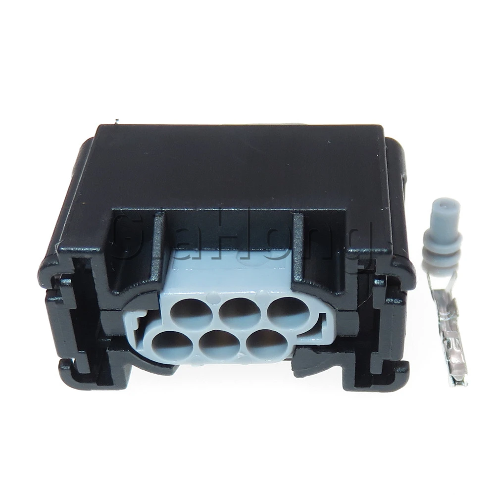 1 Set 6 Way Throttle Sensor Connector AC Assembly Car Plastic Housing Socket For Benz BMW 1-967616-1 2-967616-1 7M0973119