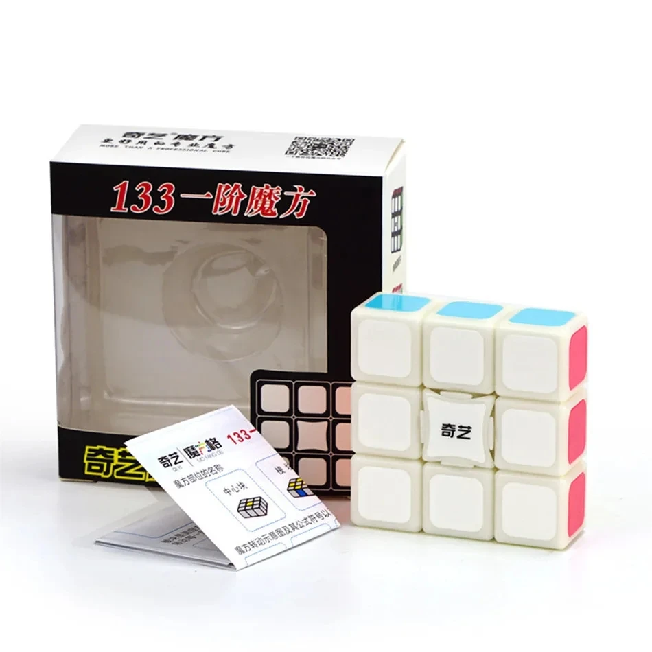 QiYi 133 マジックスピードキューブ 1x3x3 パズルキューブプロフェッショナルパズル魔方陣抗ストレスおもちゃ子供のためのギフト