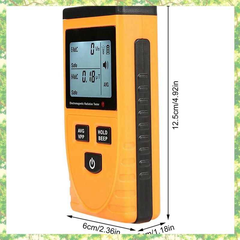 Smart-2X Socket Radiation Detection,Portable Dosimeter Counter With LCD Display, Radioactive Detector GM3120