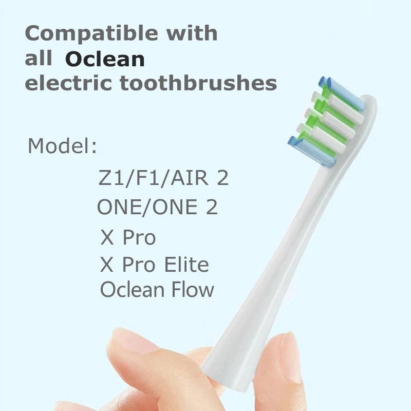 Đầu Bàn Chải Thay Thế Cho Oclean X/X PRO/Elite/F1/1/Air 2 Âm Bàn Chải Đánh Răng Điện đầu Hút Mềm Mại Bật Lửa DuPont Lông Kèm Quà Tặng