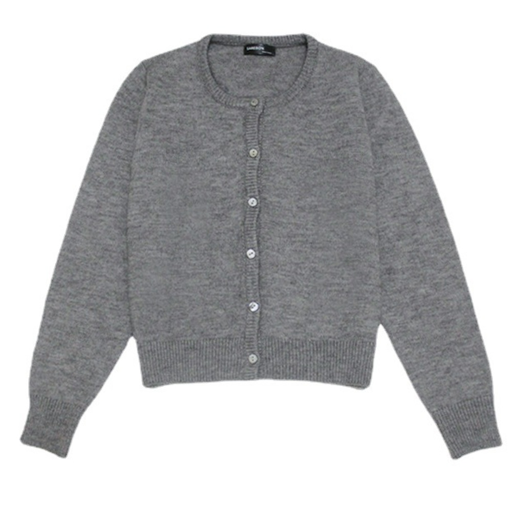 Damen grau Button-Down leichte Strickjacken Kaschmir pullover schwarz fallen Langarm Damen Tops