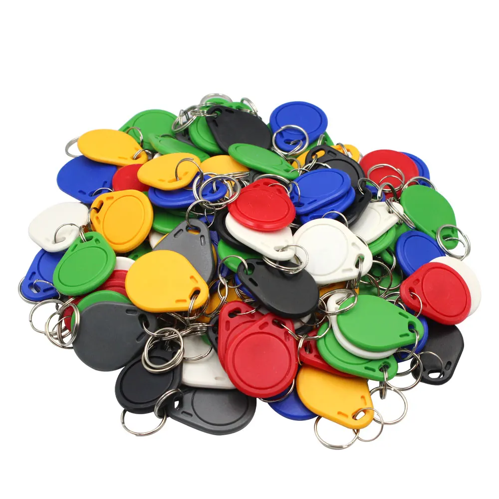 10pcs/lot UID KeyFob 13.56MHz Block 0 Sector Writable IC Card Clone Changeable Smart Keyfob Key Tag 1K S50 RFID Access Control