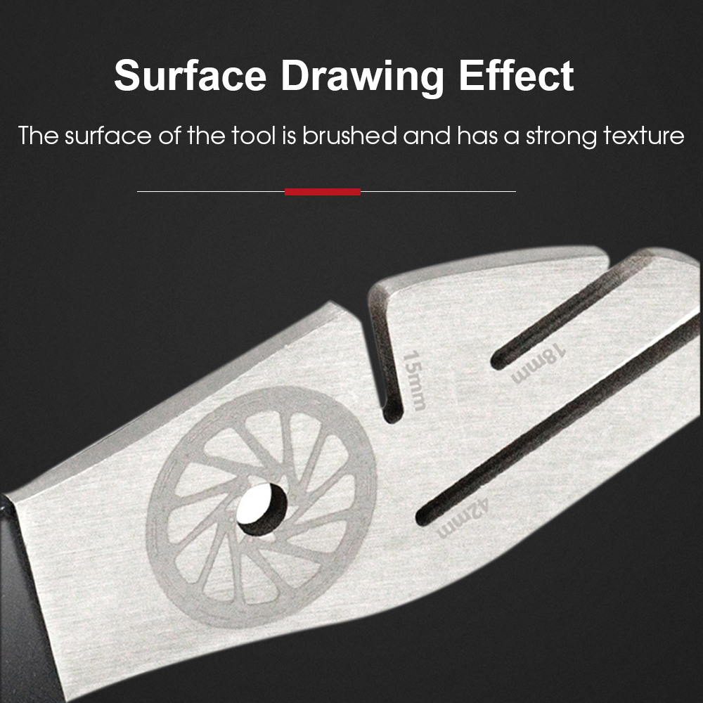 Ferramenta de reparo de freio a disco de bicicleta chave de freio de bicicleta estrada montanha disco achatamento chave de correção ferramentas de aço inoxidável