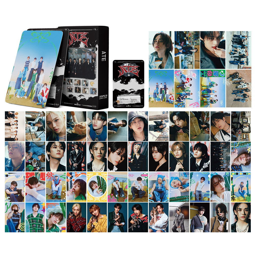 55pcs Kpop Group Lomo Cards MANIAC Photocard New Album Photo Print Cards Set Fans Collection