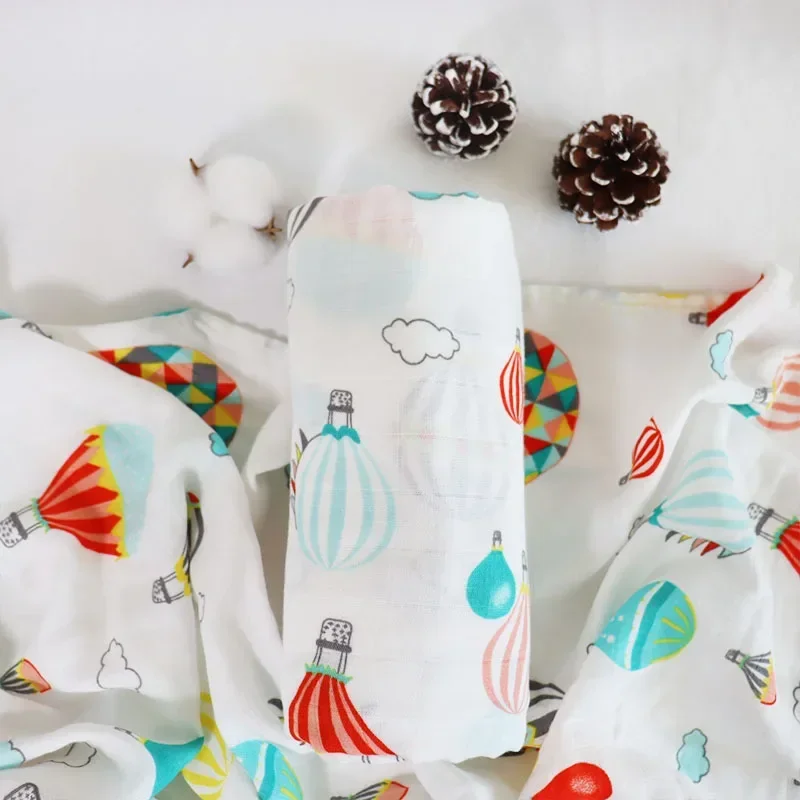 120 x120cm morbido cotone di bambù coperta di mussola per bambini Super mussola fascia per bambini avvolgere passeggino per neonati copertura per allattamento asciugamano da bagno