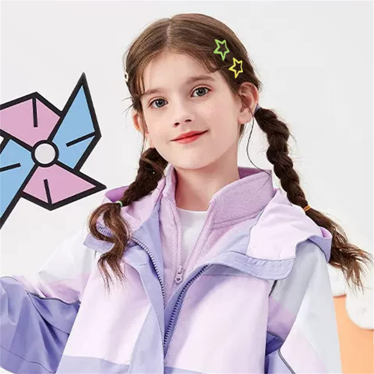 女性と女の子のためのスターとヘアクリップ,ランダムな色,ヘアクリップ,かわいいヘアクリップ,金属,30個