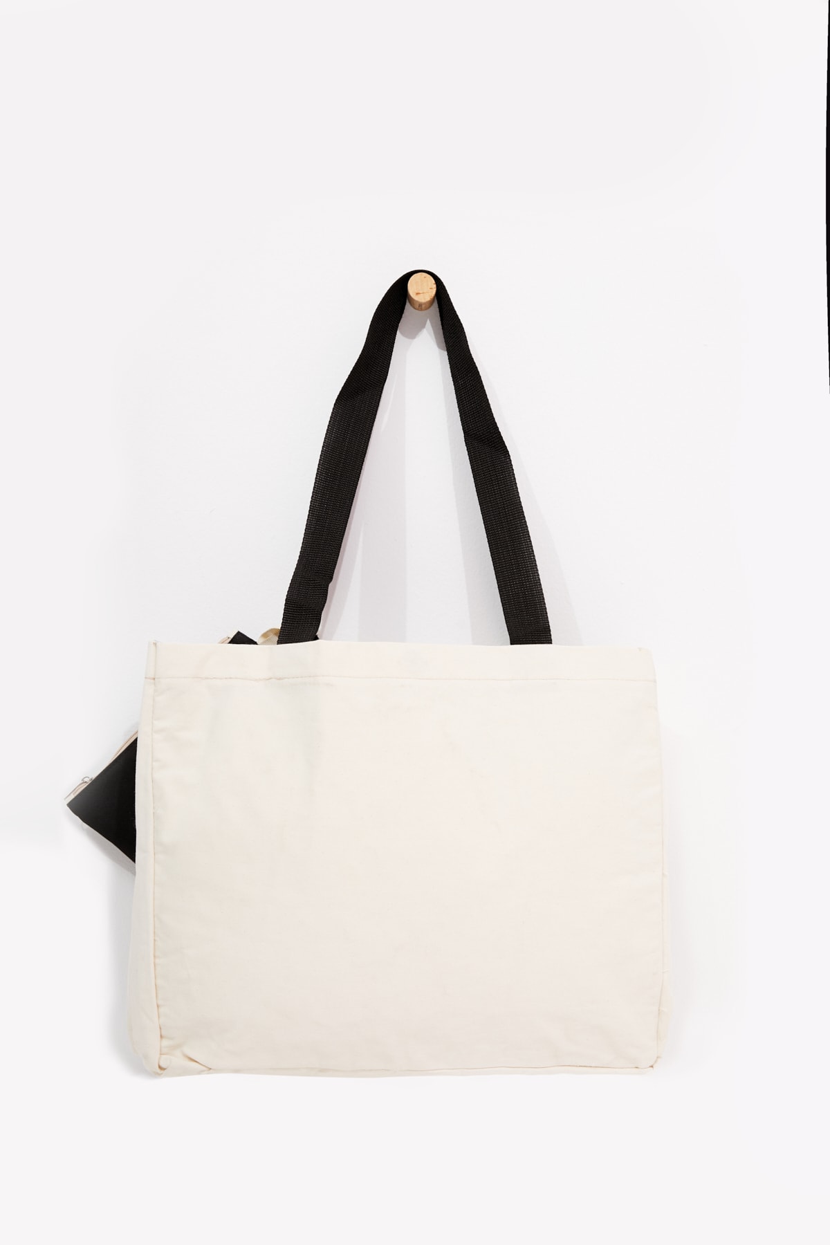 Women Beach bag cream 45X50 cm