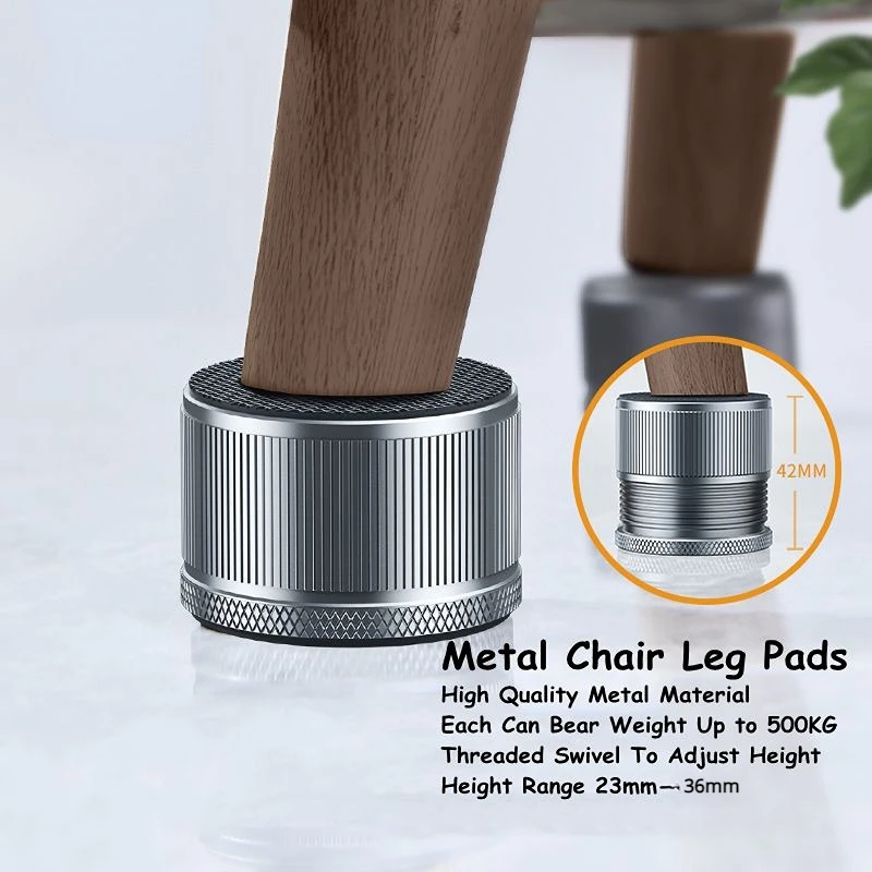 Eary 2/4 pçs metal móveis perna booster almofada cama riser altura ajustável sofá pés protetor de chão washmachine perna aumentar cusion