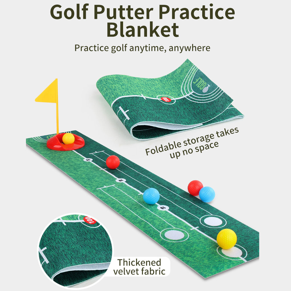 Kids 'Golf Chipping Game Mat Set, Dart Target, Clube de golfe, Sticky Ball, Golf Hitting Training, Jogo ao ar livre