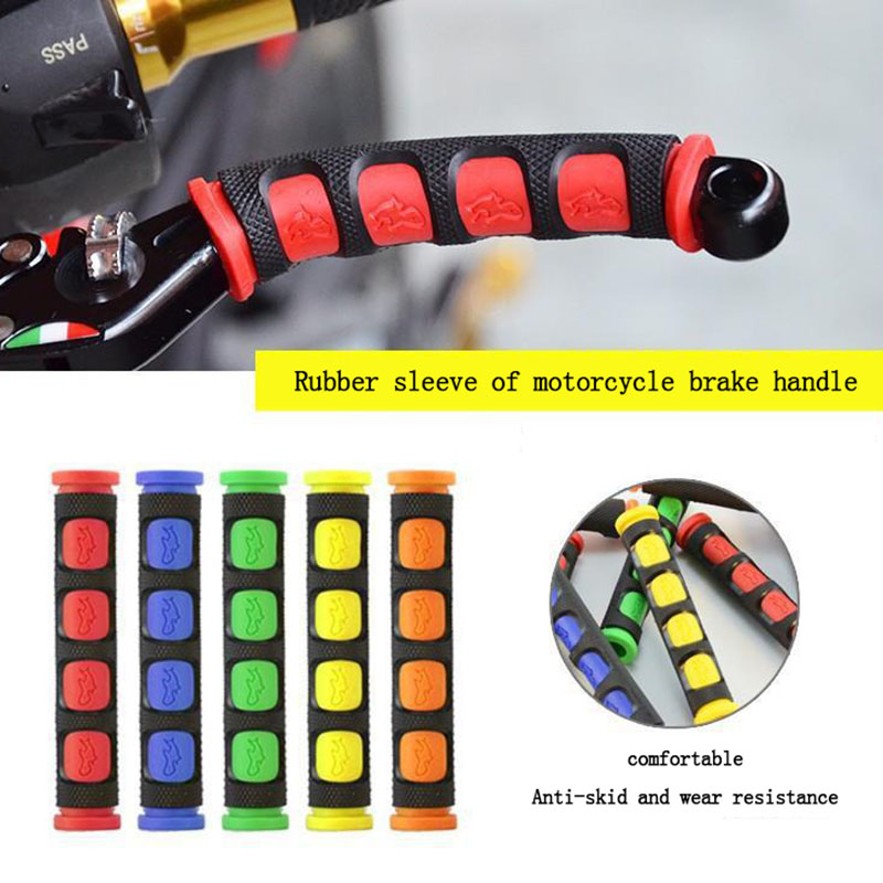 Manija de freno de manillar de motocicleta Universal, funda suave antideslizante, accesorios de equipos de palanca de embrague protectora para bicicleta