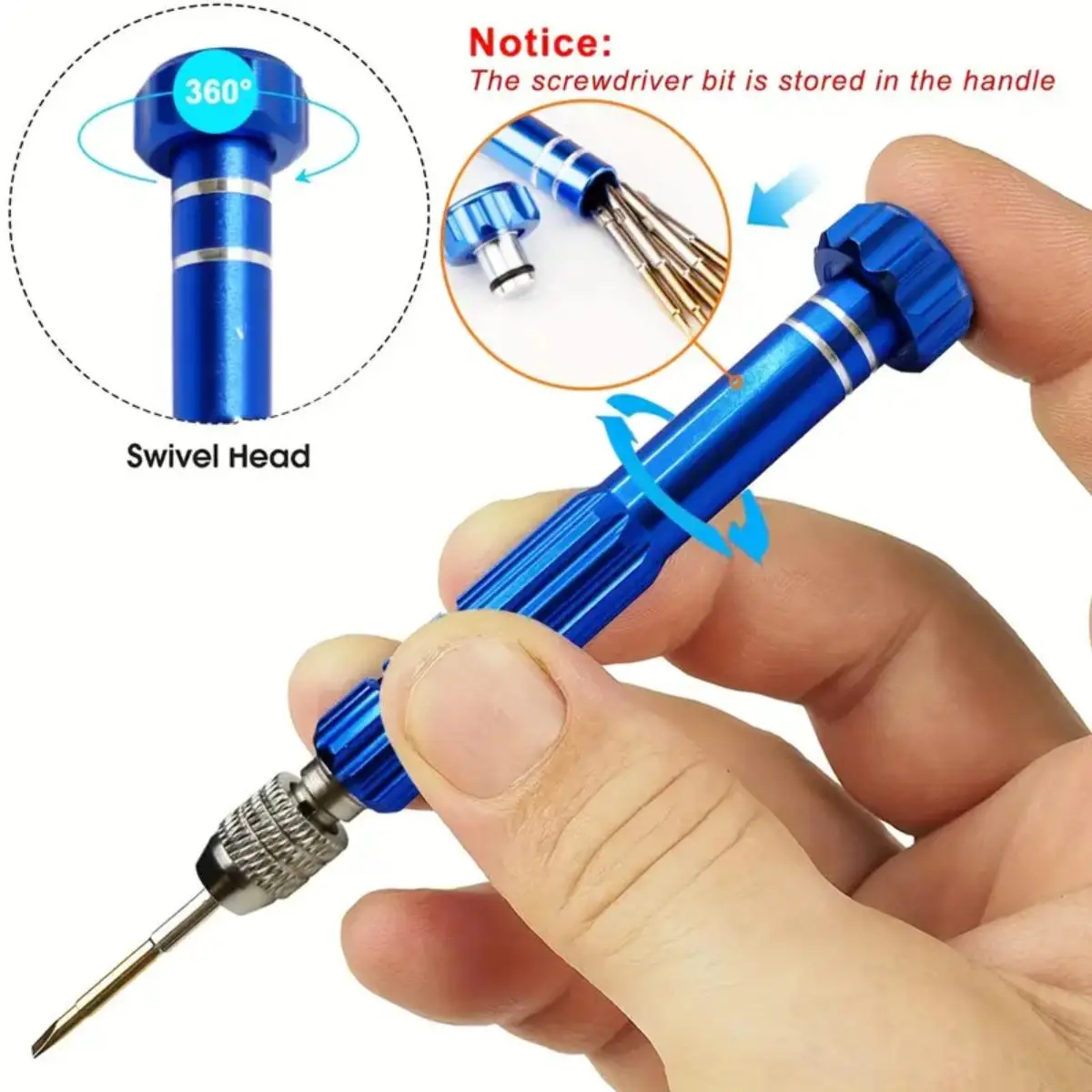 1-teiliges 5-in-1-Multifunktions-Klein-Schraubendreher-Set, Reparaturwerkzeug für Brillen, Sonnenbrillen, Elektronik, Mobiltelefon, Schmuck und mehr