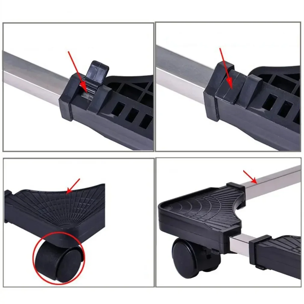 Computer CPU Tower Stand, Adjustable Mobile CPU Stand, CPU Holder PC Tower Stand With Rolling Caster Wheels, Adjustable Width