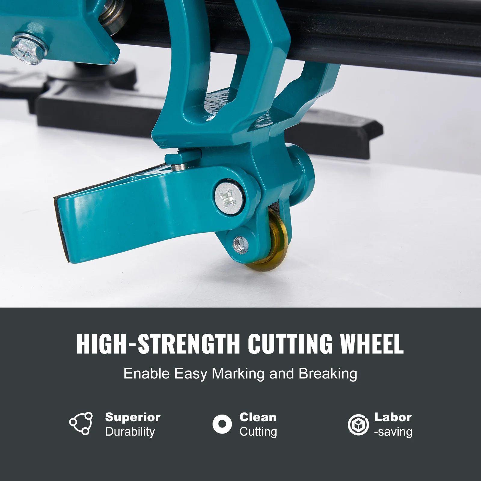 VEVOR Floor Tile Cutter Porcelain Ceramic Tile Cutter With Infrared Positioning Durable Single Rails Tile Cutters fit Beginner