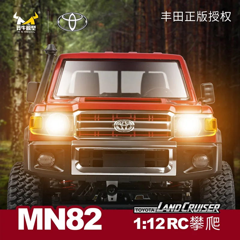 MN82 1:12 échelle complète MN modèle RTR Version voiture RC 2.4G 4WD 280 moteur proportionnel tout-terrain RC voiture télécommandée pour garçons cadeaux