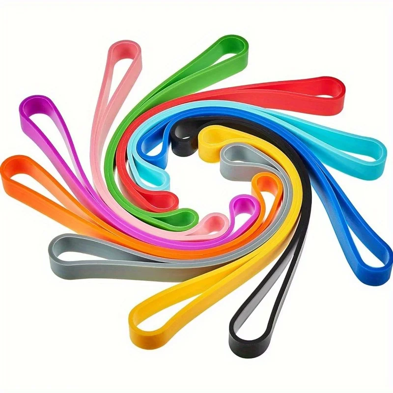Große Silikonbänder, elastische Gummi-Wickelbänder, extra große Bänder für Notebook, Büro, Outdoor, Ausrüstung, Geschenke, Verpackung von Gummiband