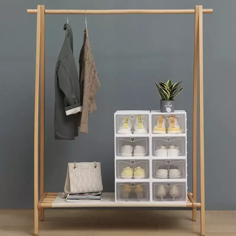 1Peice Drawer Storage Shoe Box Transparent Ladies Kids Sneaker Box Home PP Sock Storage Organizer