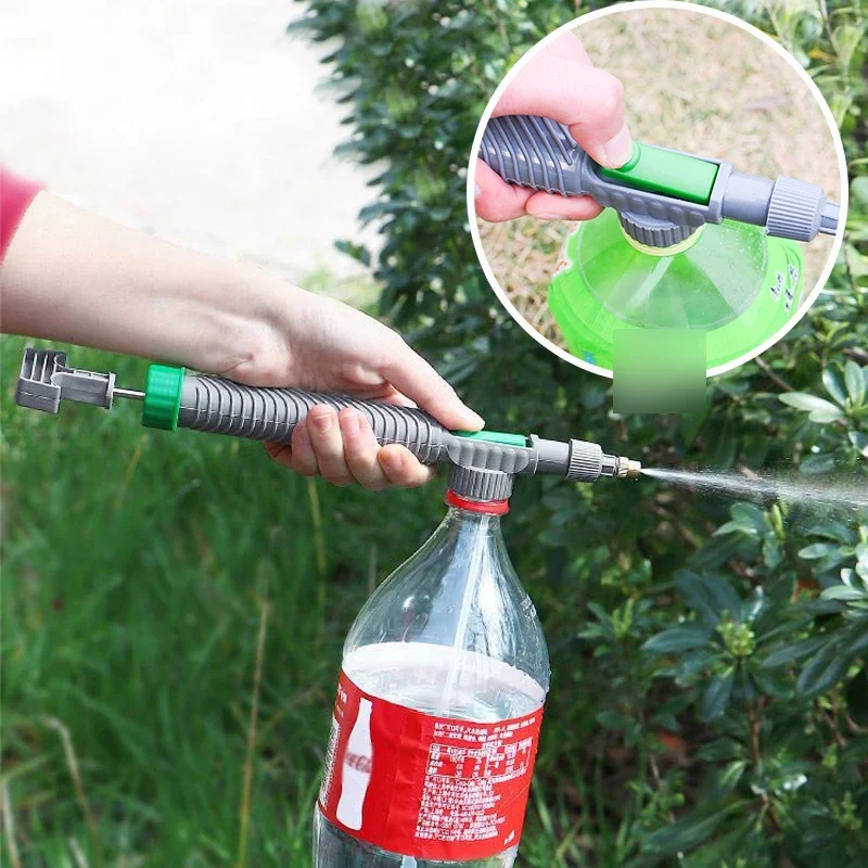 ปรับขวดดื่ม Sprayer รดน้ําหัวฉีดสปริงเกลอร์ความดัน Fogging หัวฉีดสวนเครื่องมือ