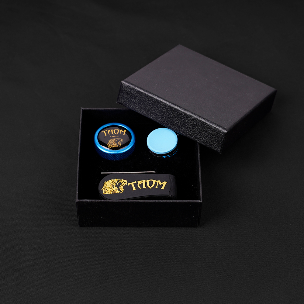 TAOM Chalk V10/Pyro/Soft Round Chalk Billiard Chalk Case Professional Pool Snooker Chalk Holder  Billiards Accessories