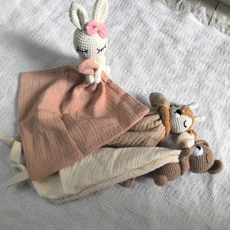 Chupete para bebé, toalla tranquilizadora, babero suave, conejito, zorro, cordero, León, muñeco para dormir, mordedor, comodidad para dormir, enfermería, abrazando, Doudou