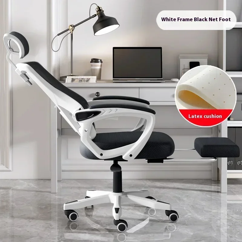 เก้าอี้สํานักงานโต๊ะเล่นเกมคอมพิวเตอร์ตามหลักสรีรศาสตร์ปรับแขน 3D Headrest เก้าอี้ยกเก้าอี้กลับสามารถเอียงกลับด้วย Foo Pedals