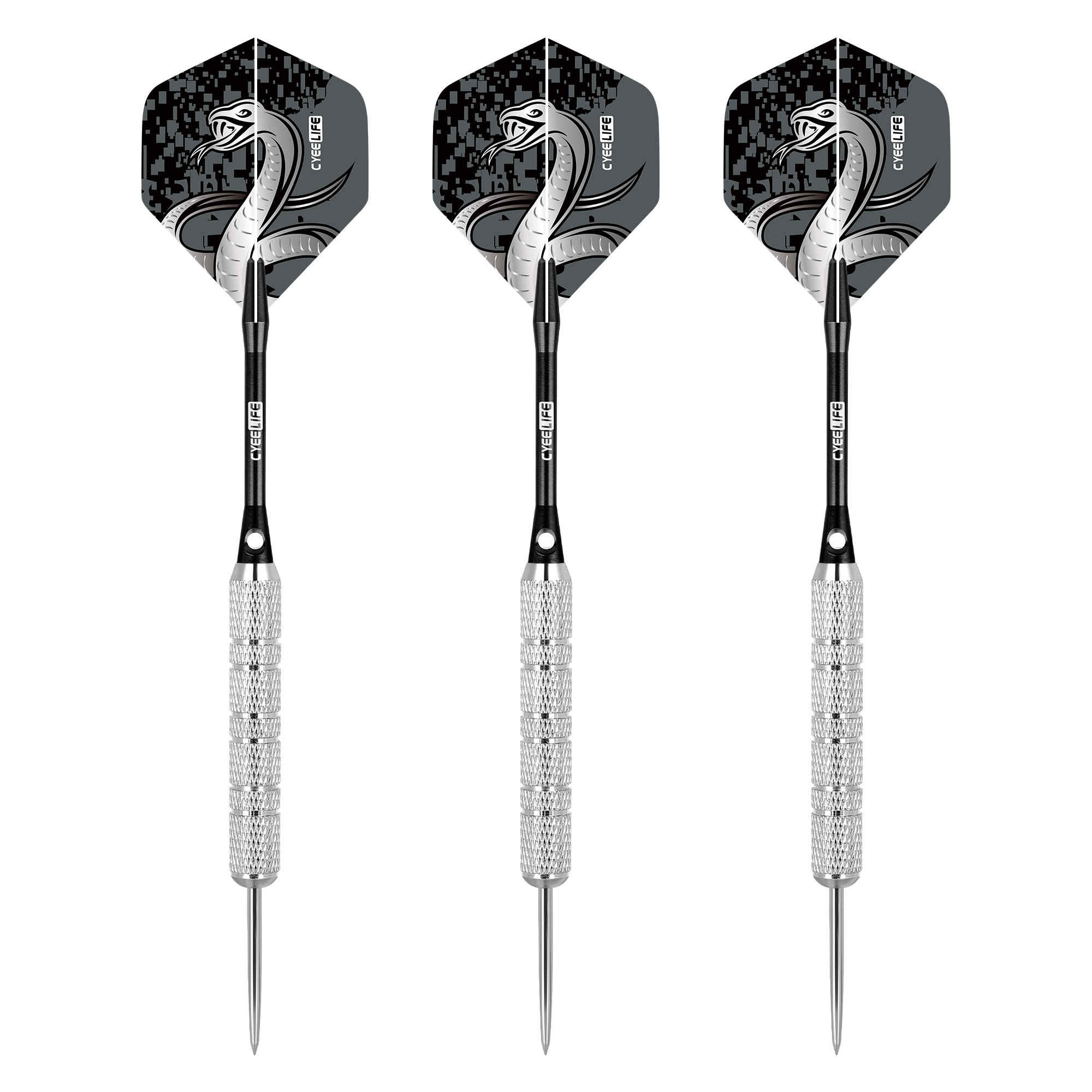 CyeeLife 3 шт. 20 г профессиональный летающий дротик стальной игольчатый наконечник дротик для спорта на открытом воздухе в помещении развлекательные игровые аксессуары