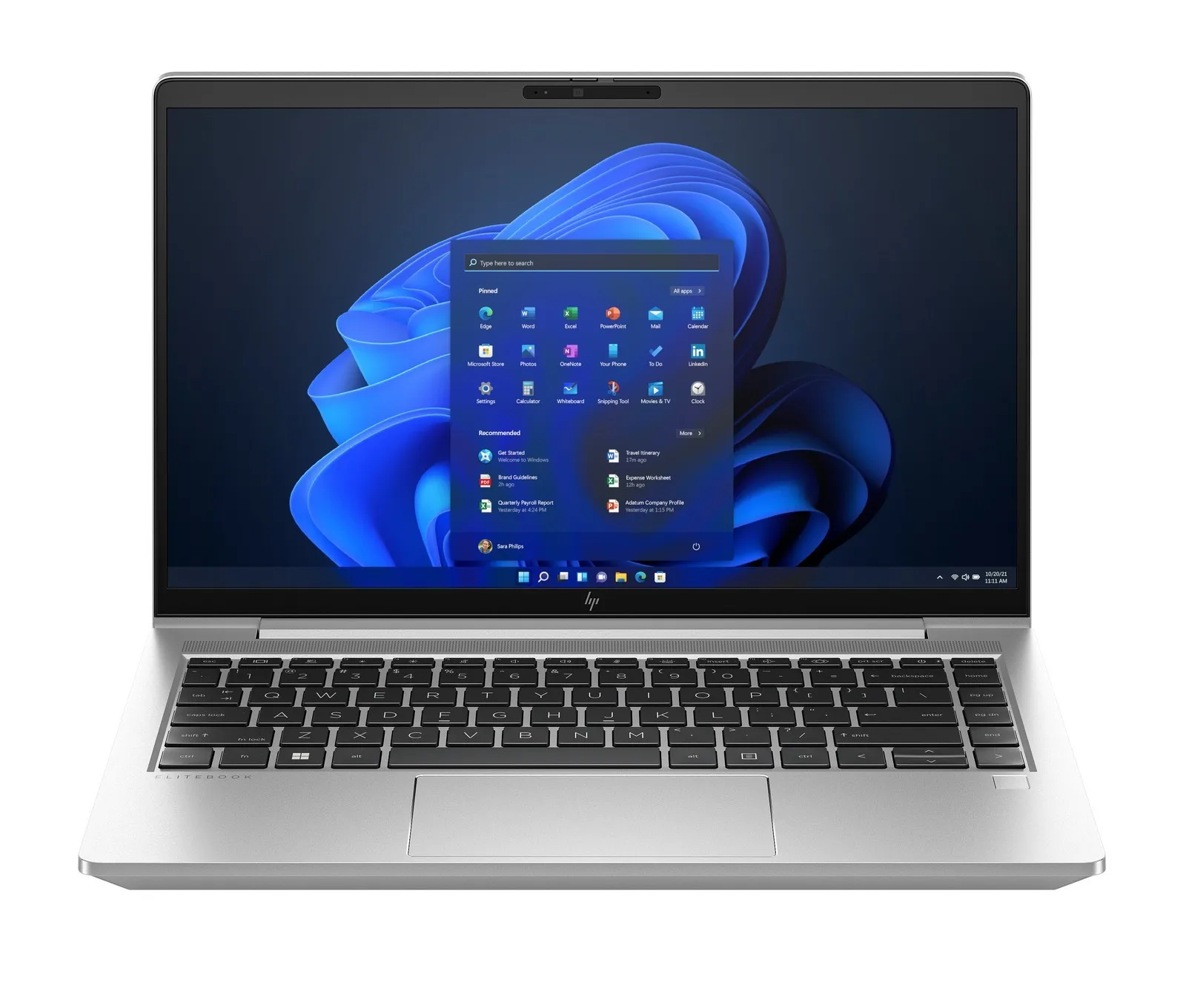 Biznesowy Laptop HP EliteBook 645 G11 / AQ8X0EC / Ryzen5 PRO 7535U / 16GB / SSD 256GB / Radeon /  WUXGA / Win 11 Pro / Srebrny