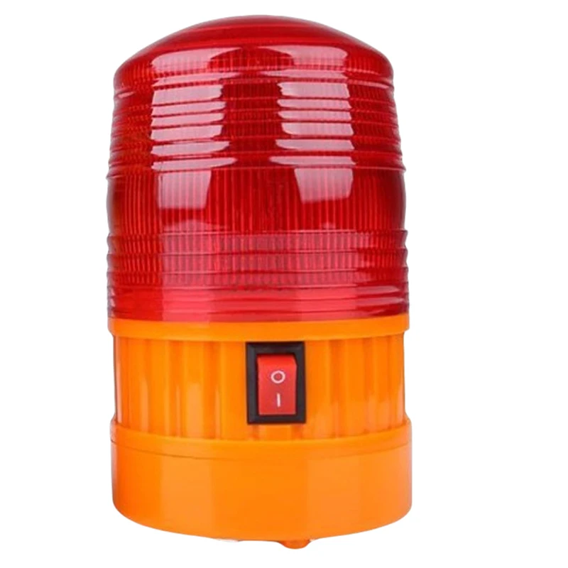 LTE-5088 Red Yellow LED Warning Light Battery Flashing Strobe Alarm Lighting