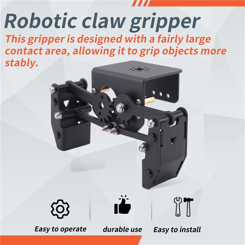 DONQ-Open Robot Große Klaue Greifer Roboter Manipulator Für Roboter Arm DIY Kit Programmierbare Roboter Klaue