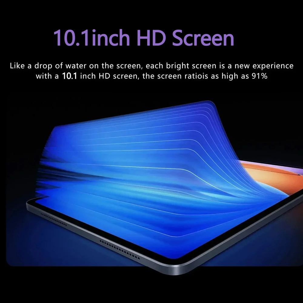 New 10.1 Original New Android Tablet 4GB RAM 64GB ROM Android Tablet Supports 3G Call Google Dual SIM Android 11 5000mAh