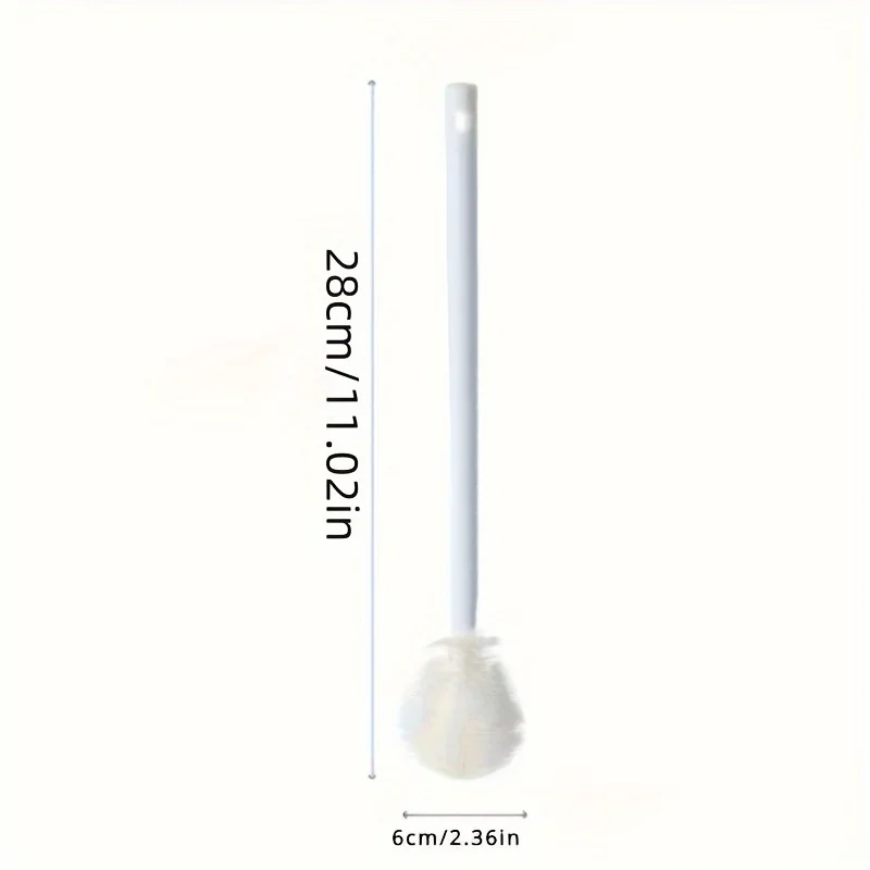 Cepillo de silicona de limpieza integral plegable de 360 grados con diseño de mango largo, reutilizable para botellas y tazas