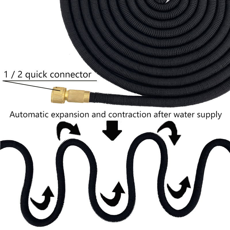 Tubo flessibile da giardino più venduto Tubo flessibile per irrigazione da giardino Tubo flessibile per autolavaggio ad alta pressione in doppio lattice Forniture per giardini Irrigazione