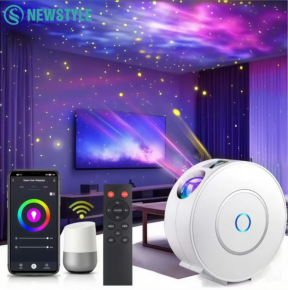 Smart Galaxy Star Projektor Nachtlicht App Gesteuert Nebula Decke Nachtlicht Für Gaming Zimmer Schlafzimmer Dekor