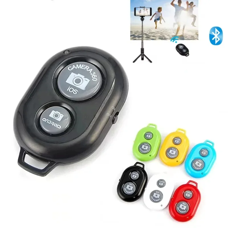 Mini kamera Pilot zdalnego sterowania zgodny z Bluetooth Przycisk zwalniający migawkę telefonu Selfie dla smartfonów z systemem IOS/Android