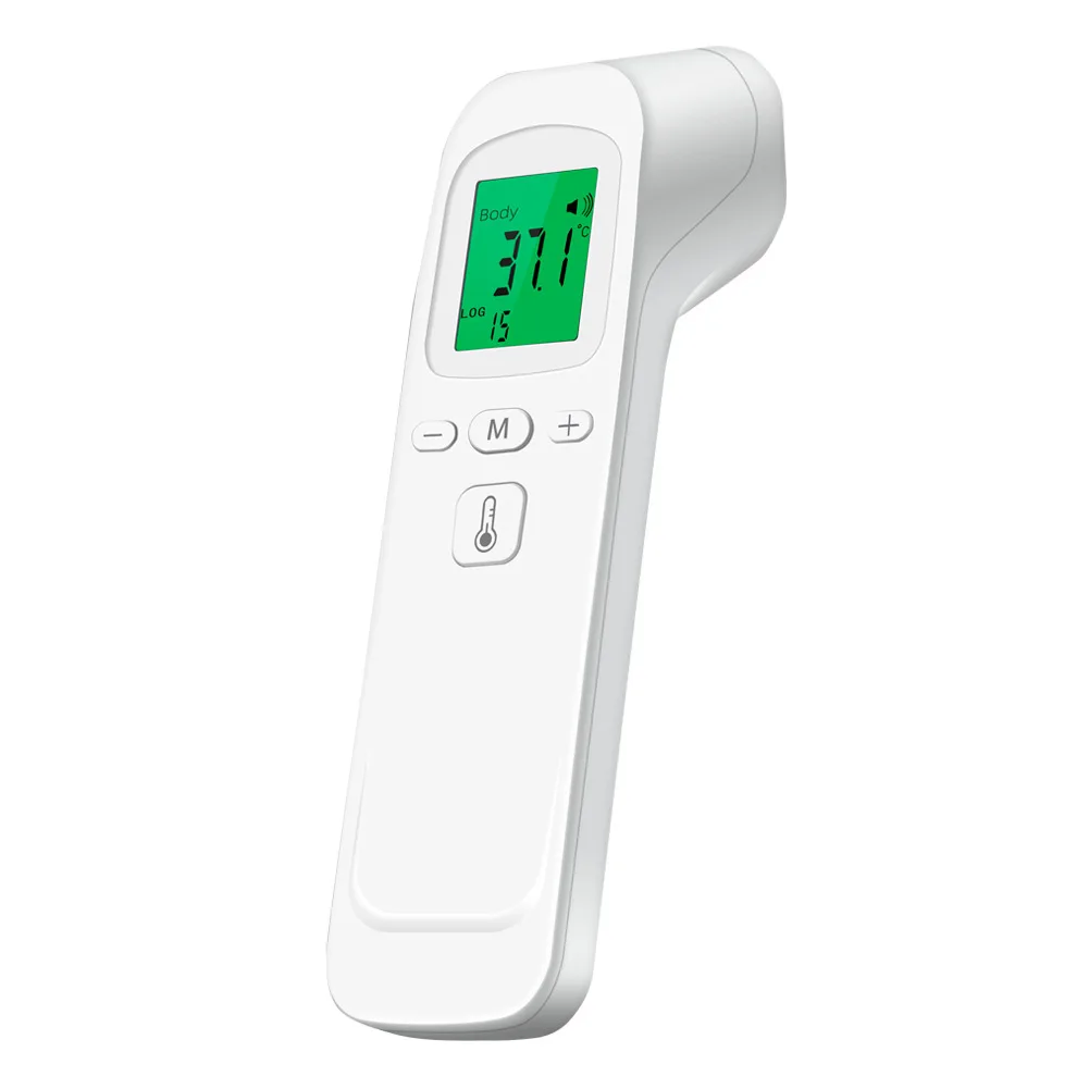 Termómetro médico infrarrojo para la frente, retroiluminado, Digital, sin contacto, láser, LCD para el hogar, bebé, adulto, fiebre, cuerpo infantil