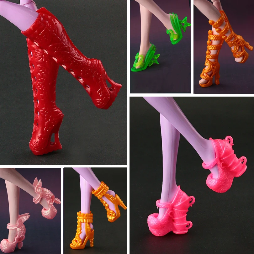 RUHERW 2025 г., новая модная обувь для куклы Monster High, милые длинные сапоги, аксессуары для кукол 1/6, 23 стиля в наличии