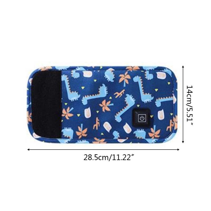 Draagbare Usb Babyfles Warmer 5V 2a Verwarming Reizen Melk Warmer Instelbare Temperatuur Controle Moedermelk Verwarmer Tas